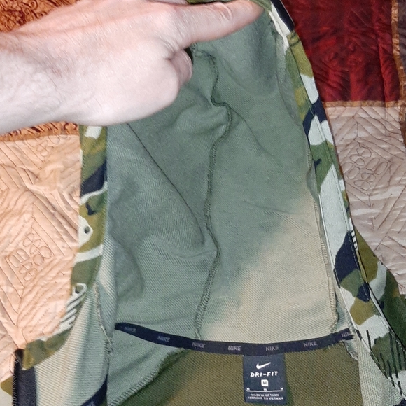 Nike Mens Hoodie Zipdown Camouflage Size Medium - Picture 6 of 8